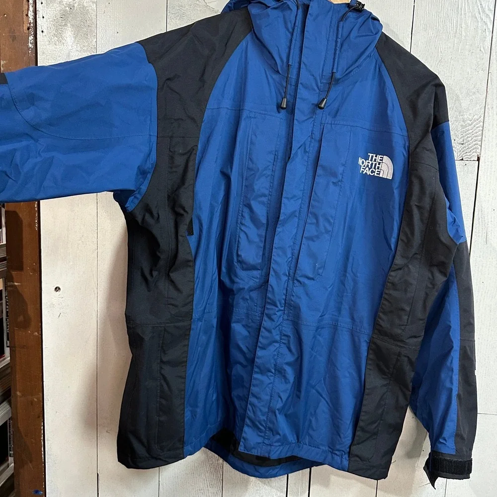 The North Face‎ Summit Series Gore-Tex XCR Jacket Mens Large Blue Hooded Shell